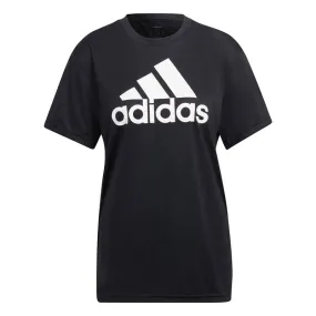 adidas Logo Boyfriend Sport Tee - Womens - Black/White