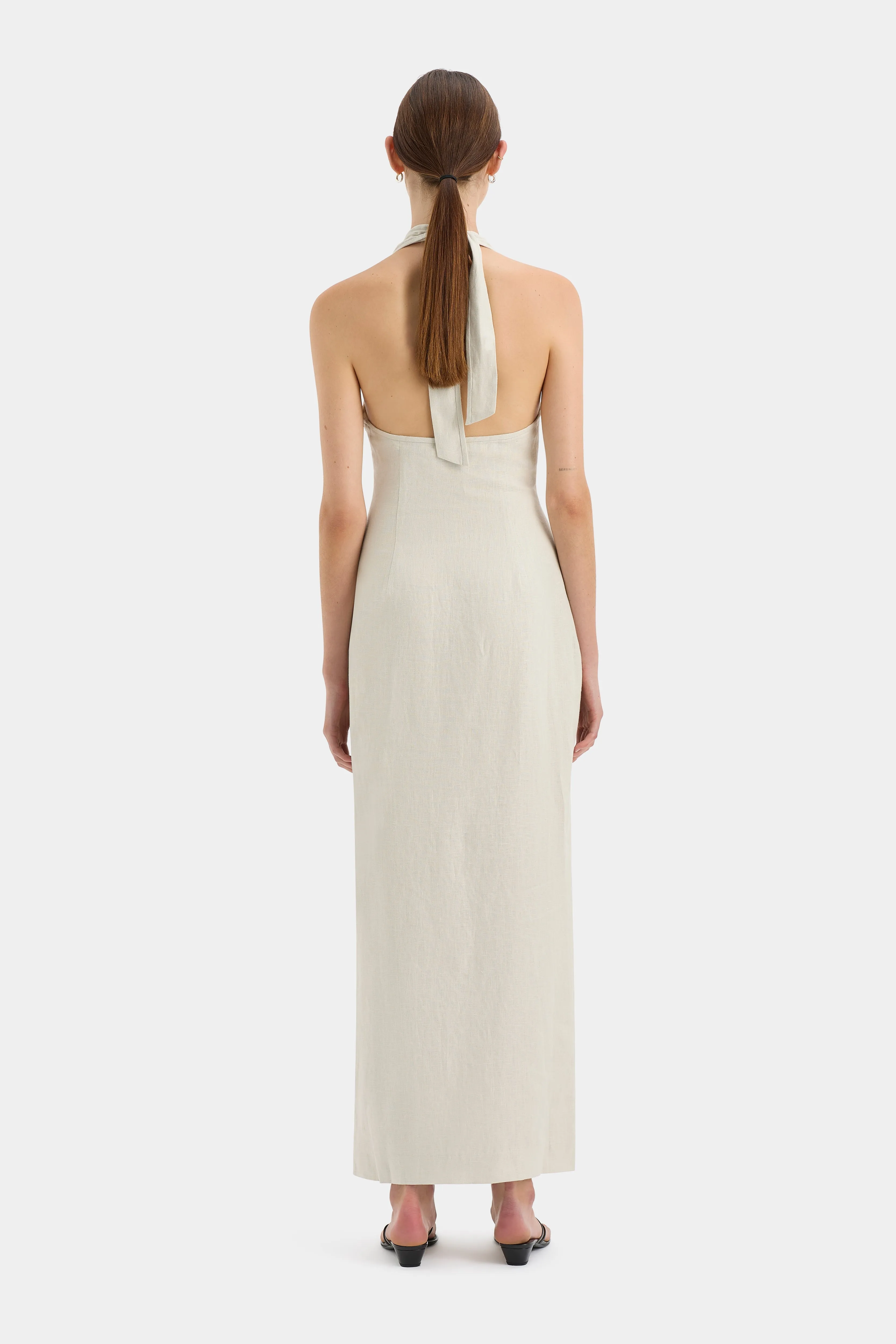 Affogato Halter Dress