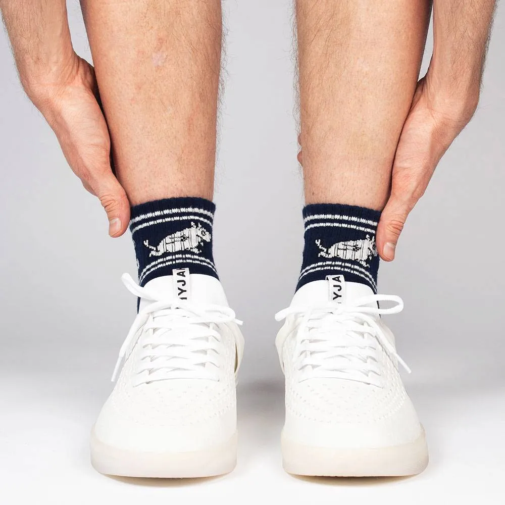 Ankle Socks Retro Moomintroll Navy Blue