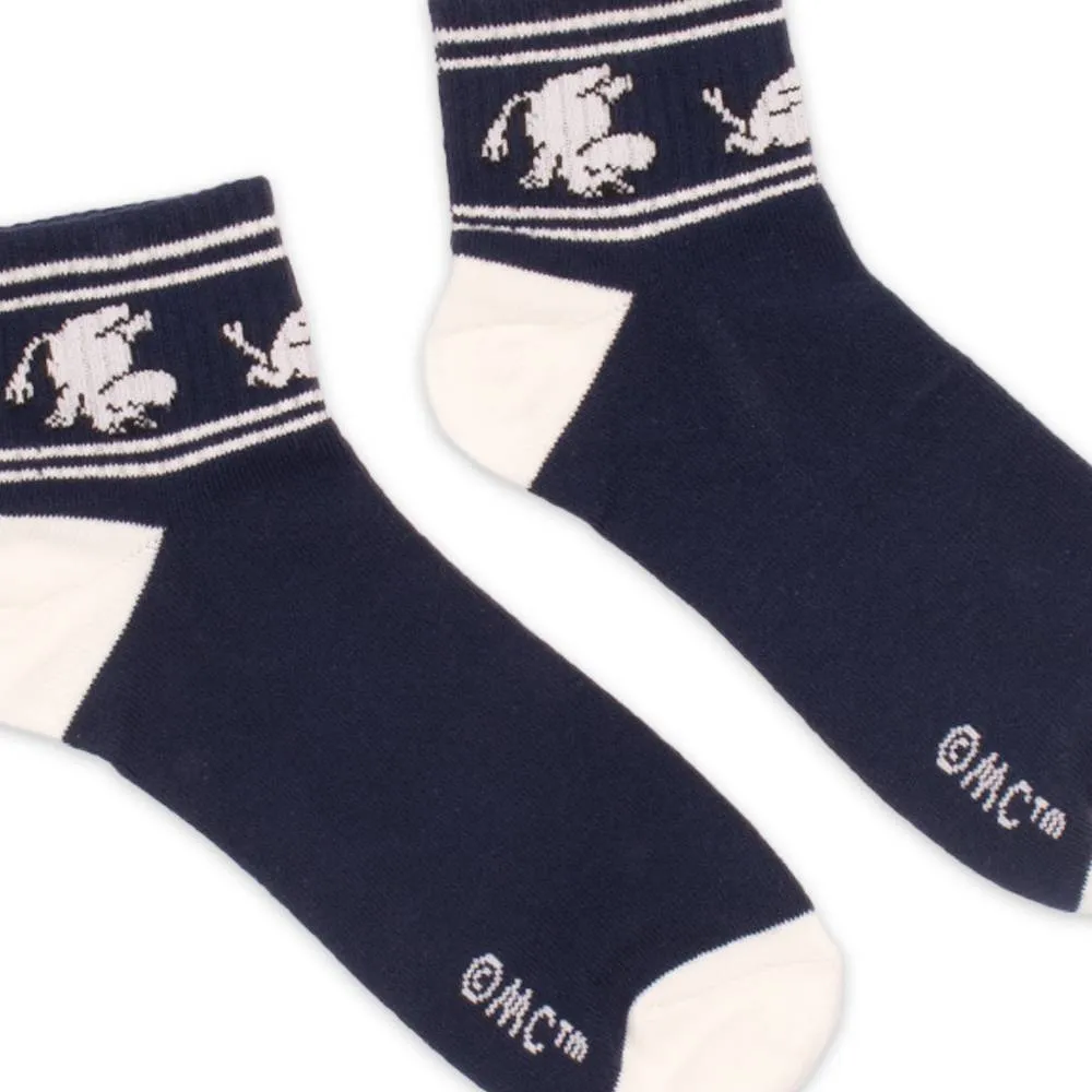 Ankle Socks Retro Moomintroll Navy Blue