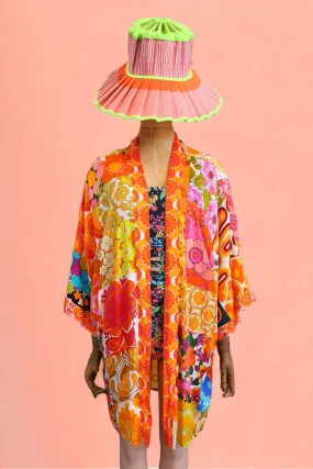 ANNA CHANDLER KIMONO SEVENTIES ORANGE