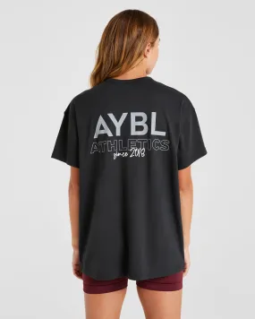 AYBL Athletics Oversized T Shirt - Black