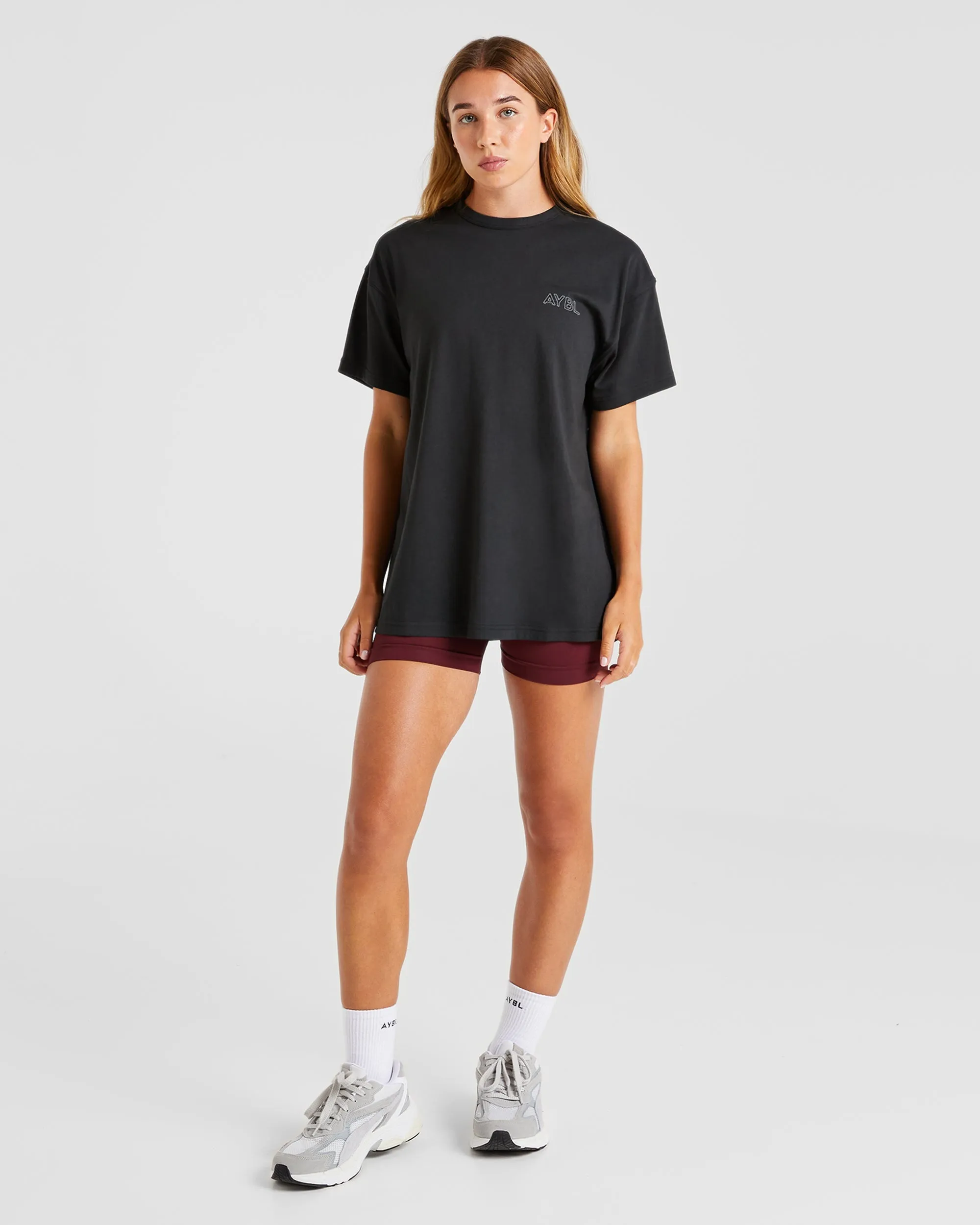 AYBL Athletics Oversized T Shirt - Black