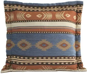 Badlands Blue Southwest Euro Sham