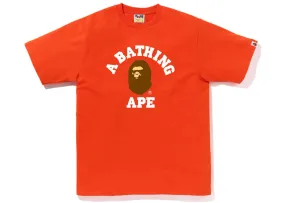 BAPE College Tee (SS23) Orange