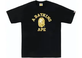 BAPE Color Camo College Tee (SS24) Black/Yellow