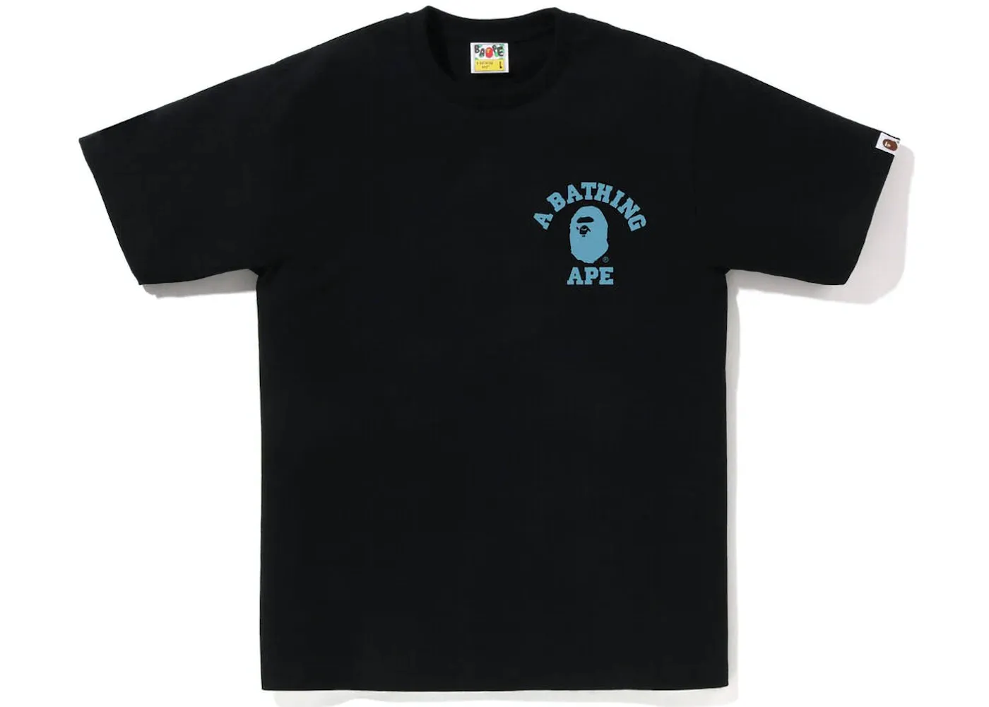 BAPE Honeycomb Camo College ATS Tee Black Blue