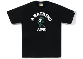 BAPE Thermography College Tee Black