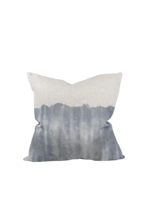 Cora Watercolor Blue Pillow