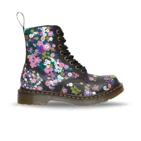 Dr. Martens Women's 1460 Pascal - Black Multi Vintage Floral Backhand