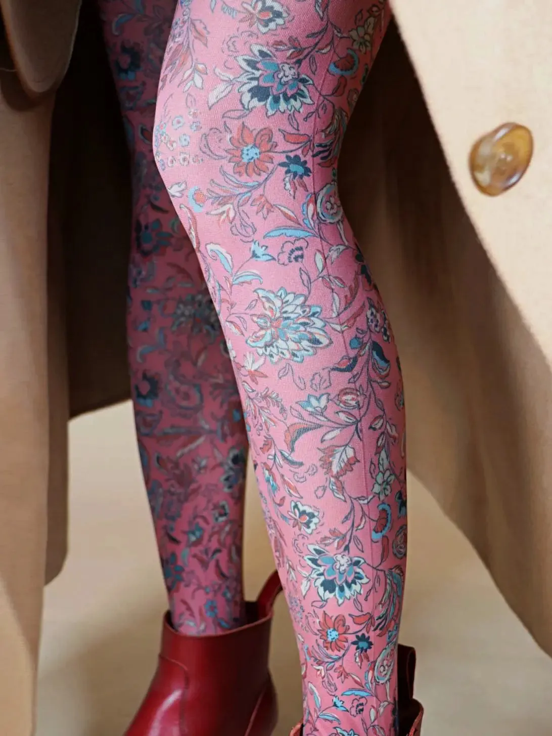 Ethnic Boho Paisley | Printed Tights