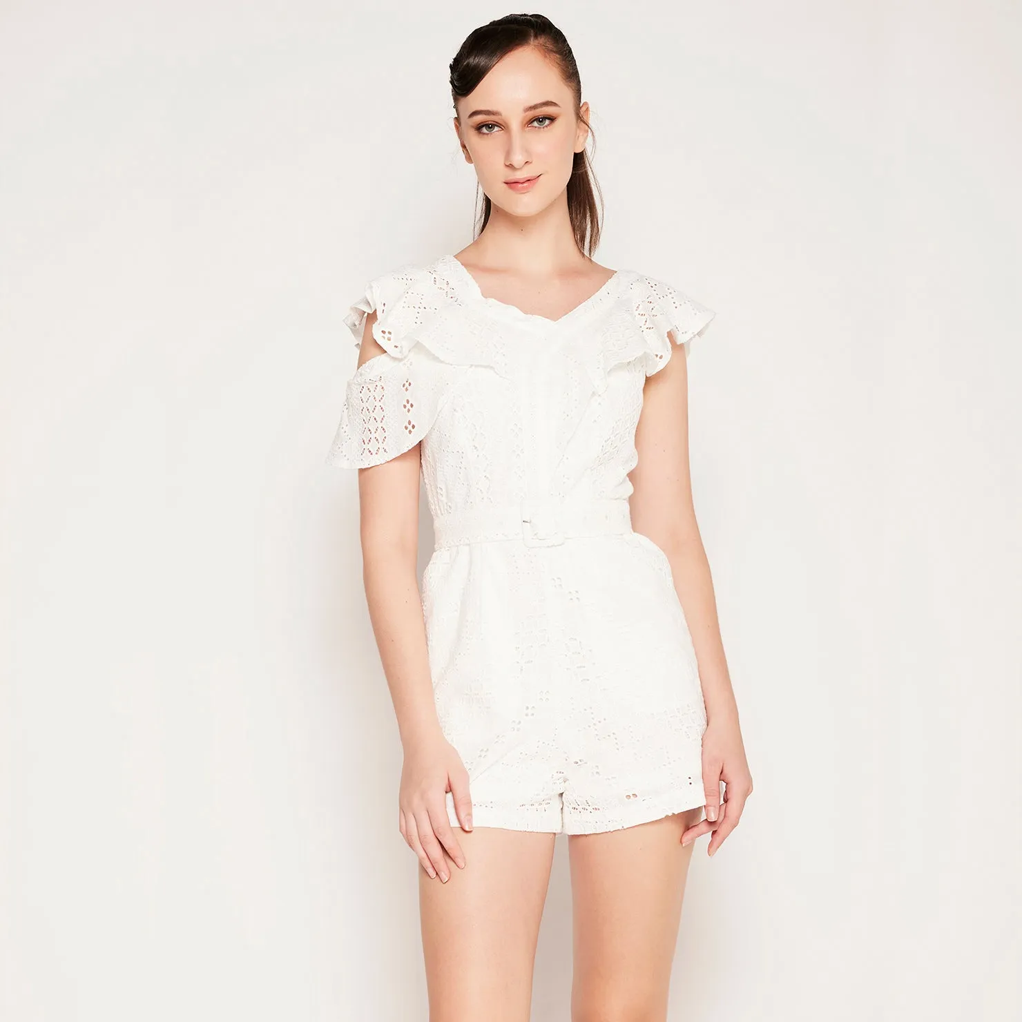 Eyelet Romper