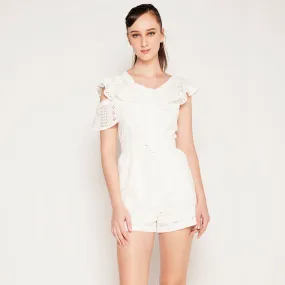 Eyelet Romper