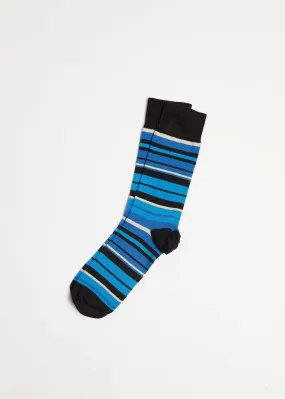 Foxford Men's Cotton Blue Socks