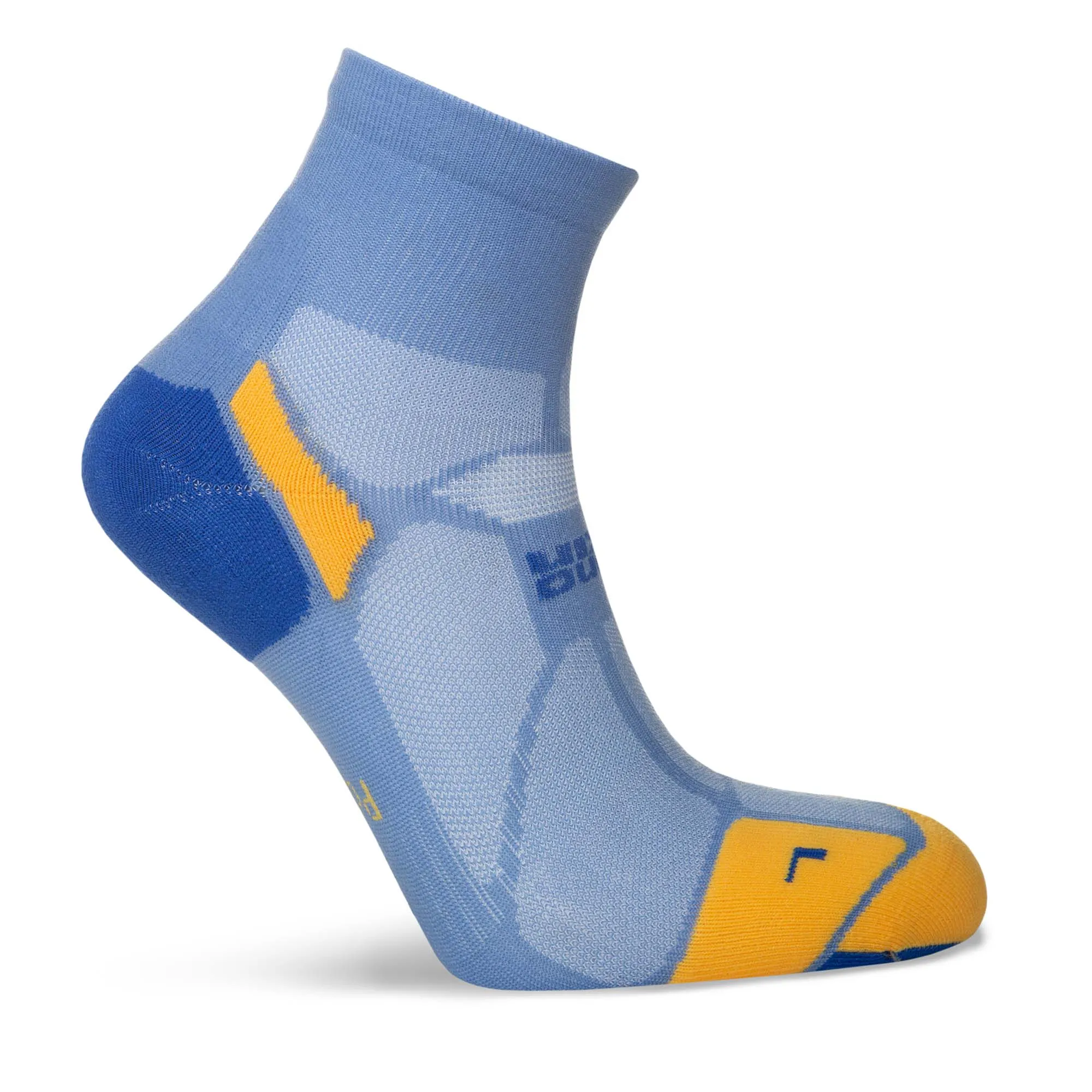 Hilly | Unisex Marathon Fresh Anklet Running Socks - Steel