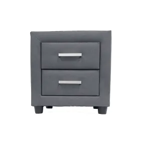 Majestic II Bedside Table Blue Grey