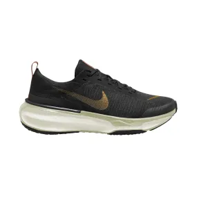 Nike | Men's Invincible 3 Road Running Shoes - Black/Bronzine-Olive