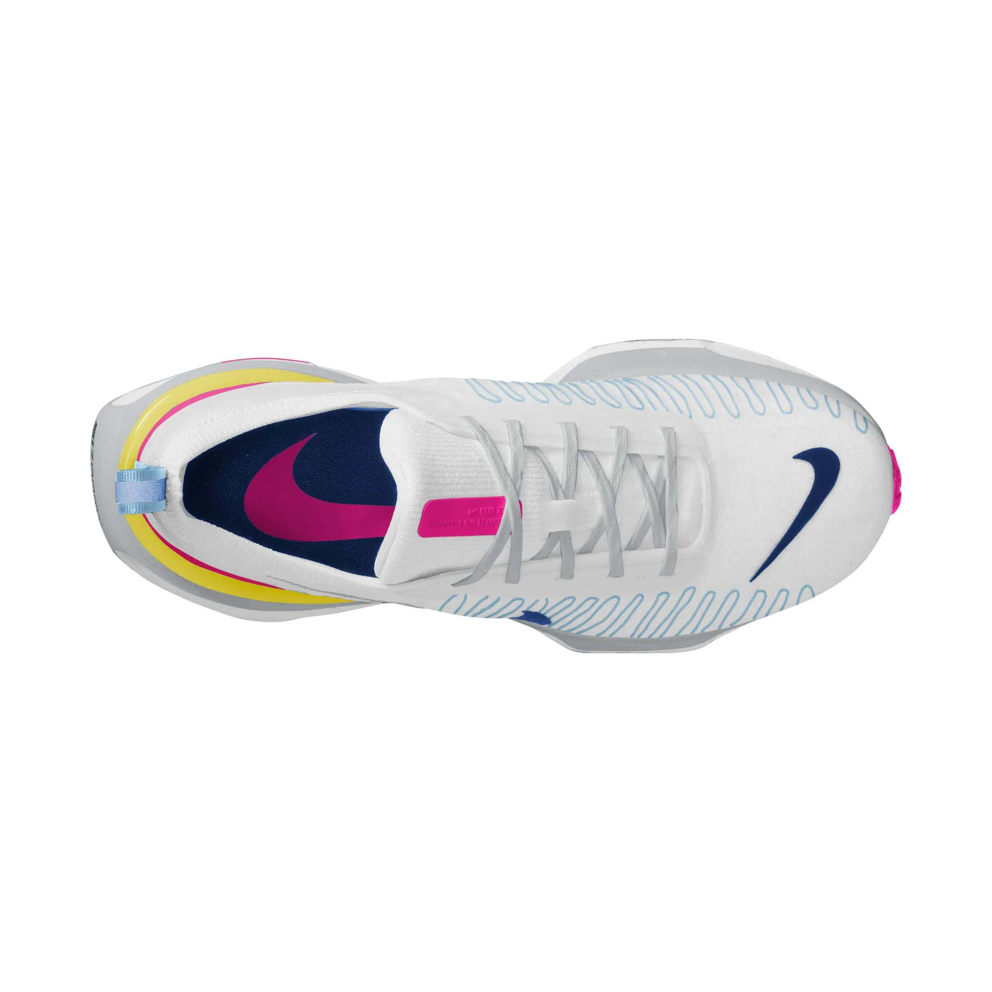 Nike | Men's Invincible 3 Road Running Shoes - White/Deep Royal Blue-Photon Dust