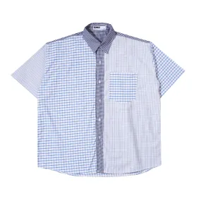 Patchwork Shirt - Blue