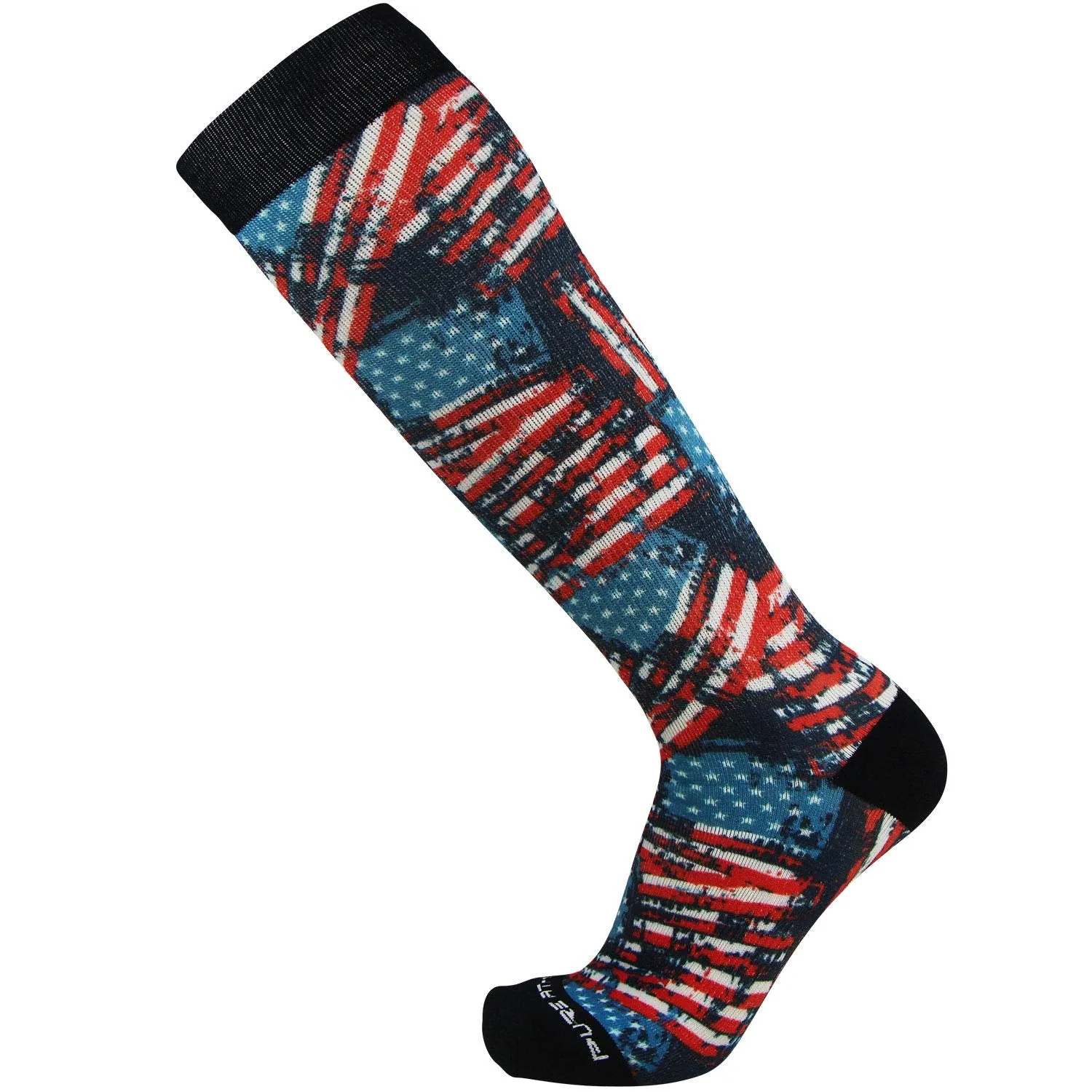 Print Wool Ski Socks