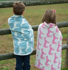 Reversible Horse Baby Blanket