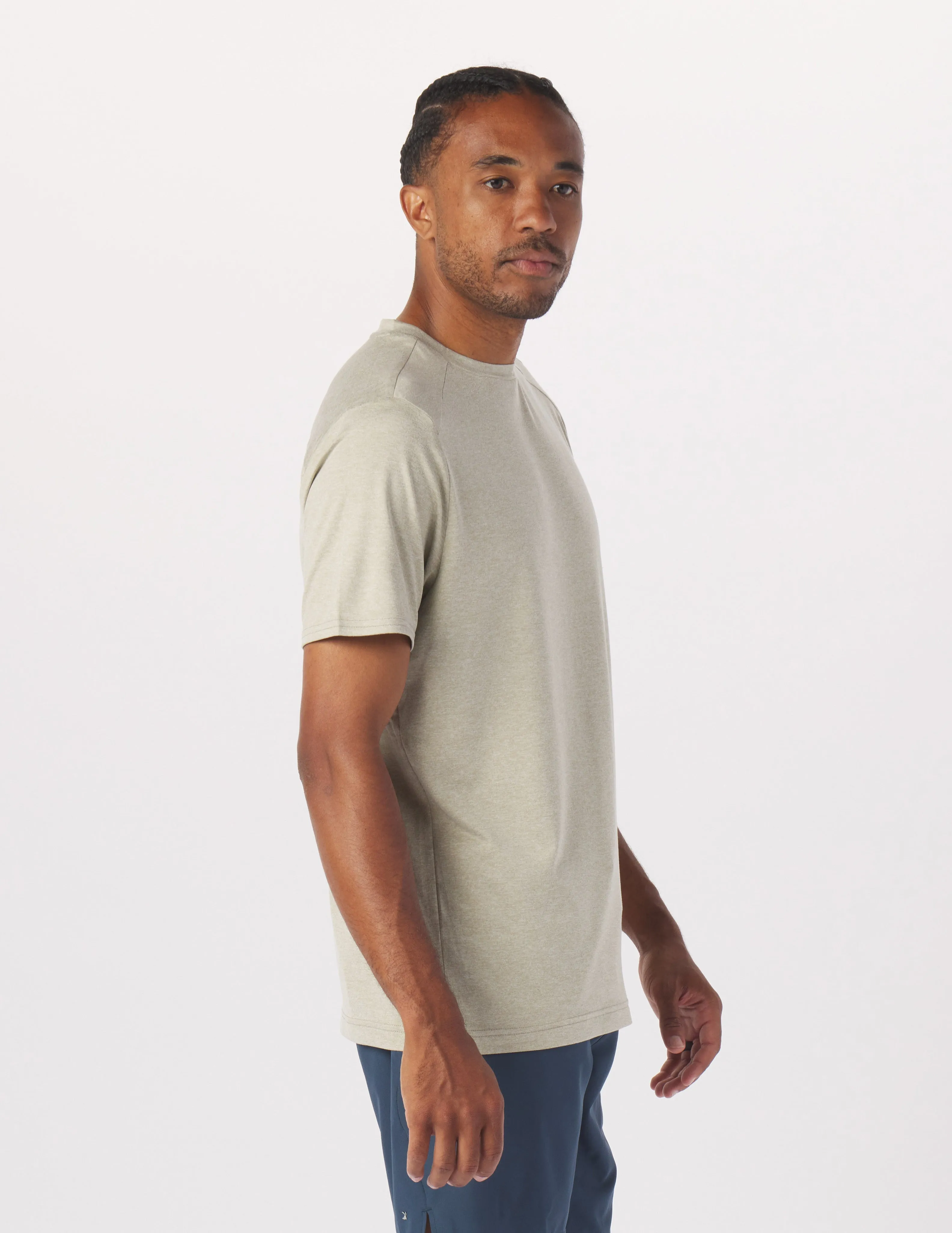 Salton Short Sleeve: Linen Heather