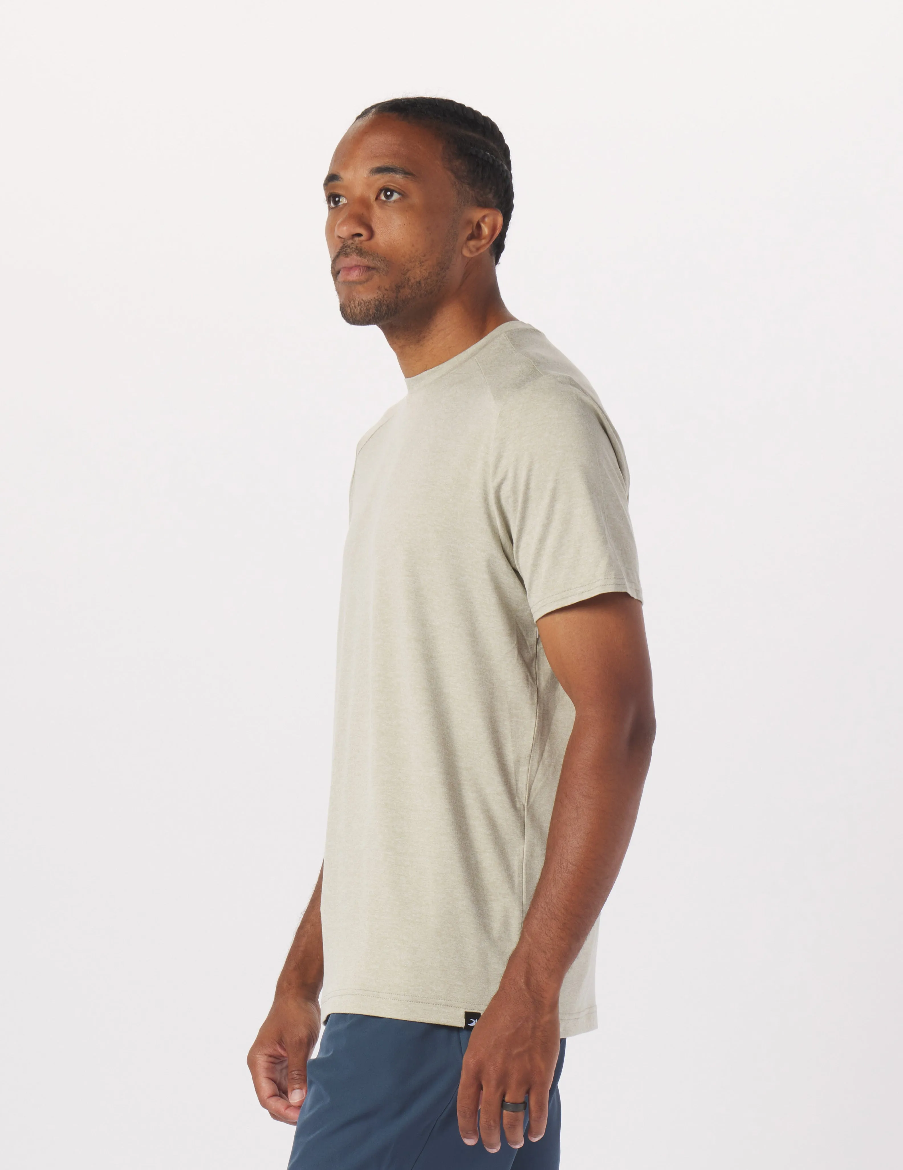 Salton Short Sleeve: Linen Heather