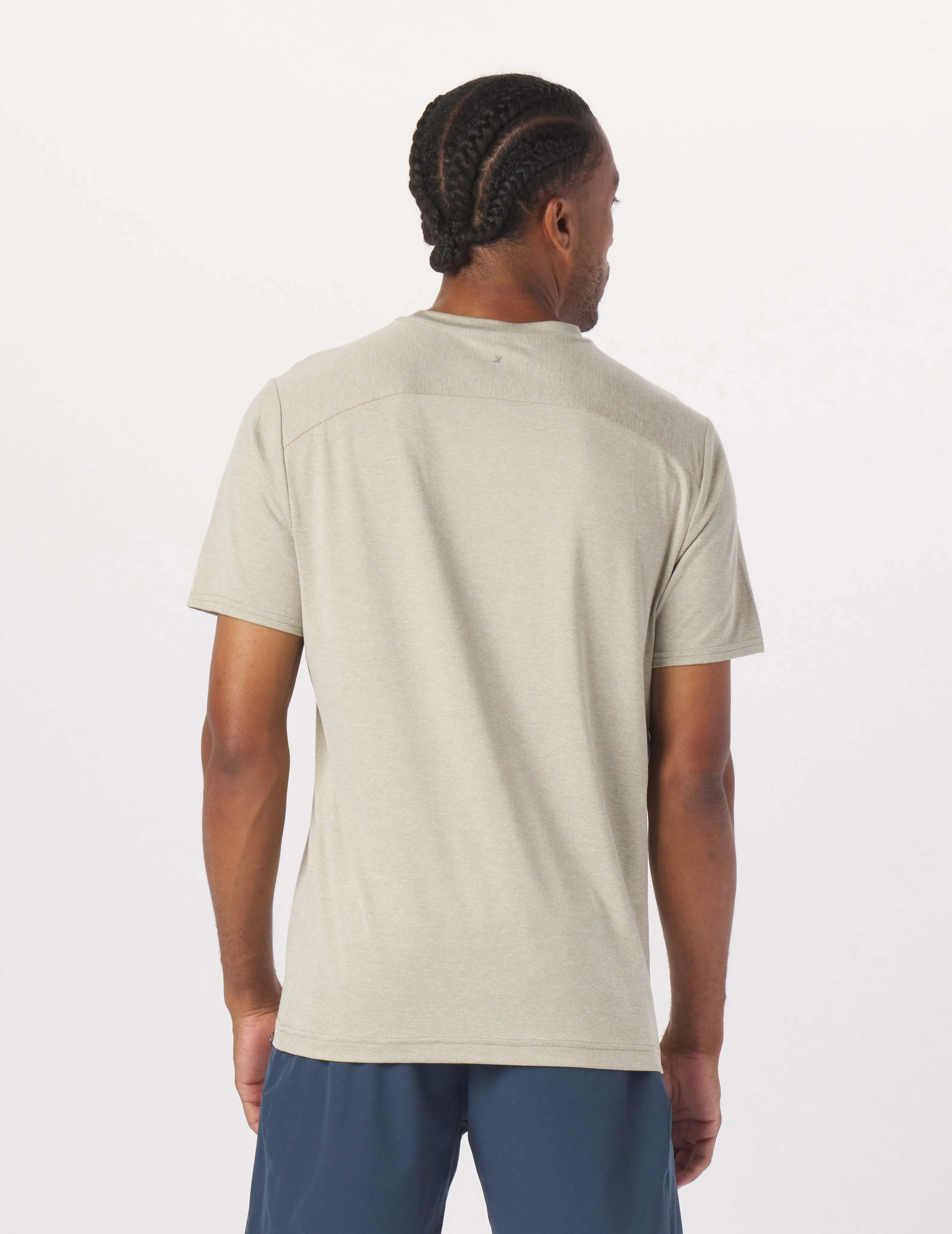 Salton Short Sleeve: Linen Heather