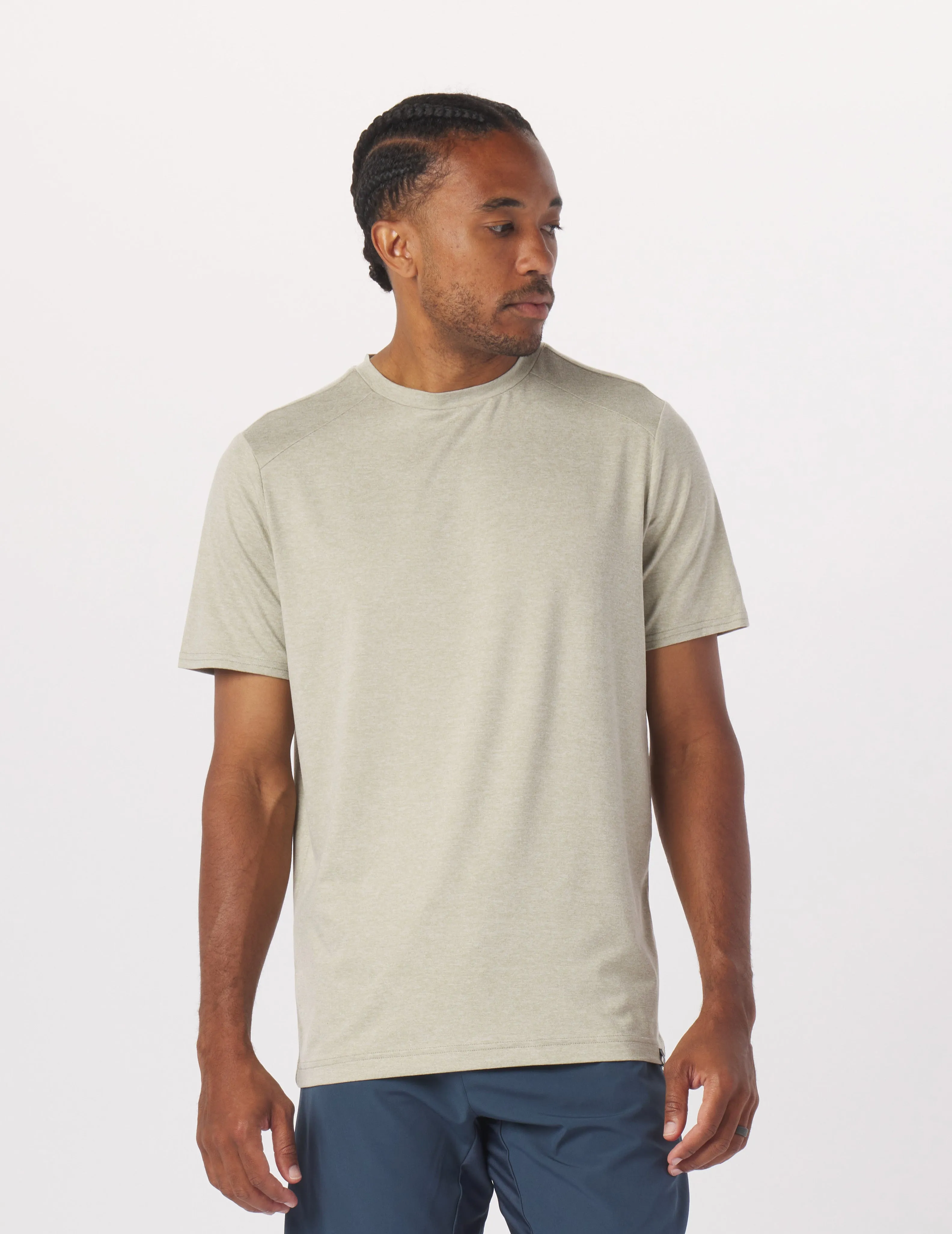 Salton Short Sleeve: Linen Heather