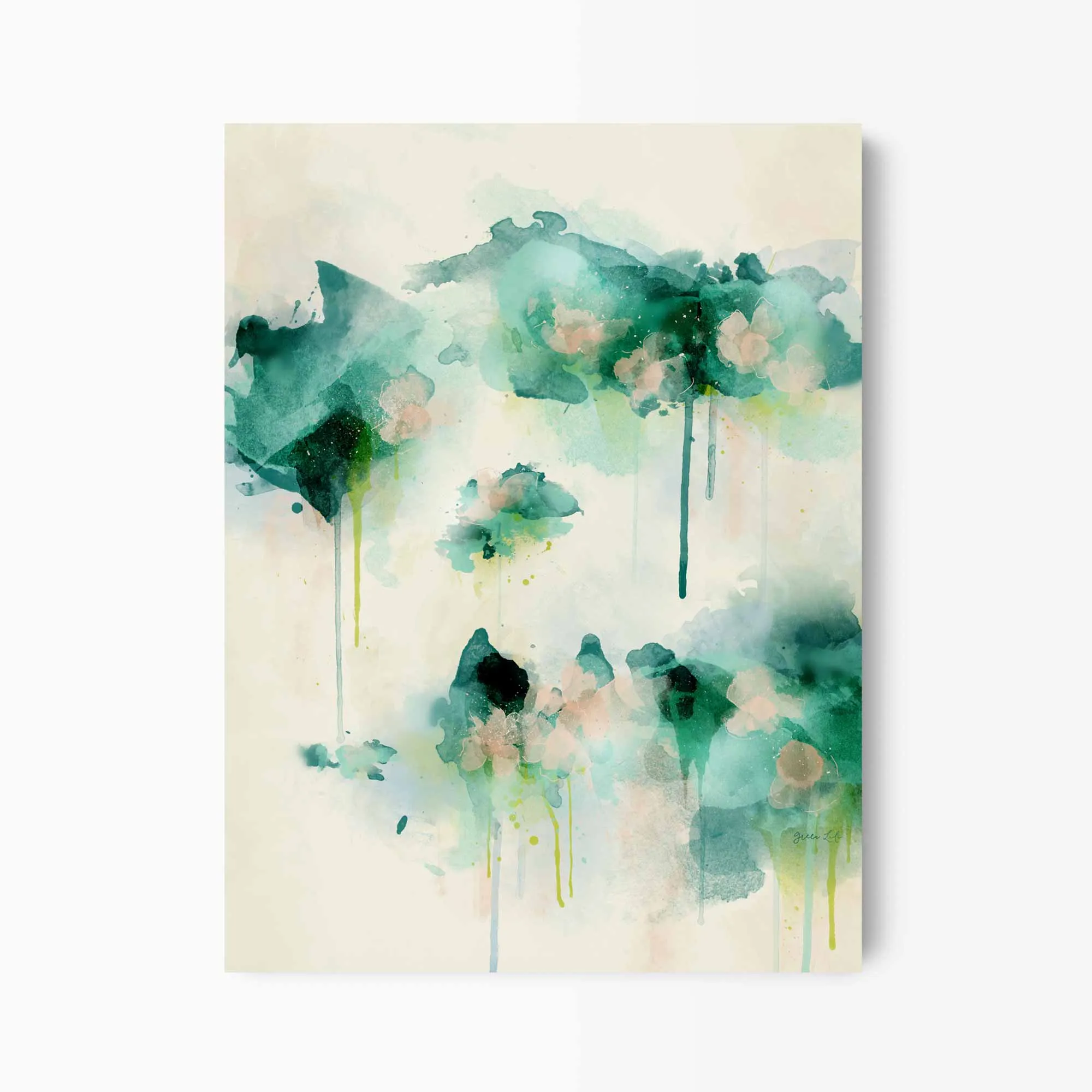 Spring Dream Abstract Floral Art Print