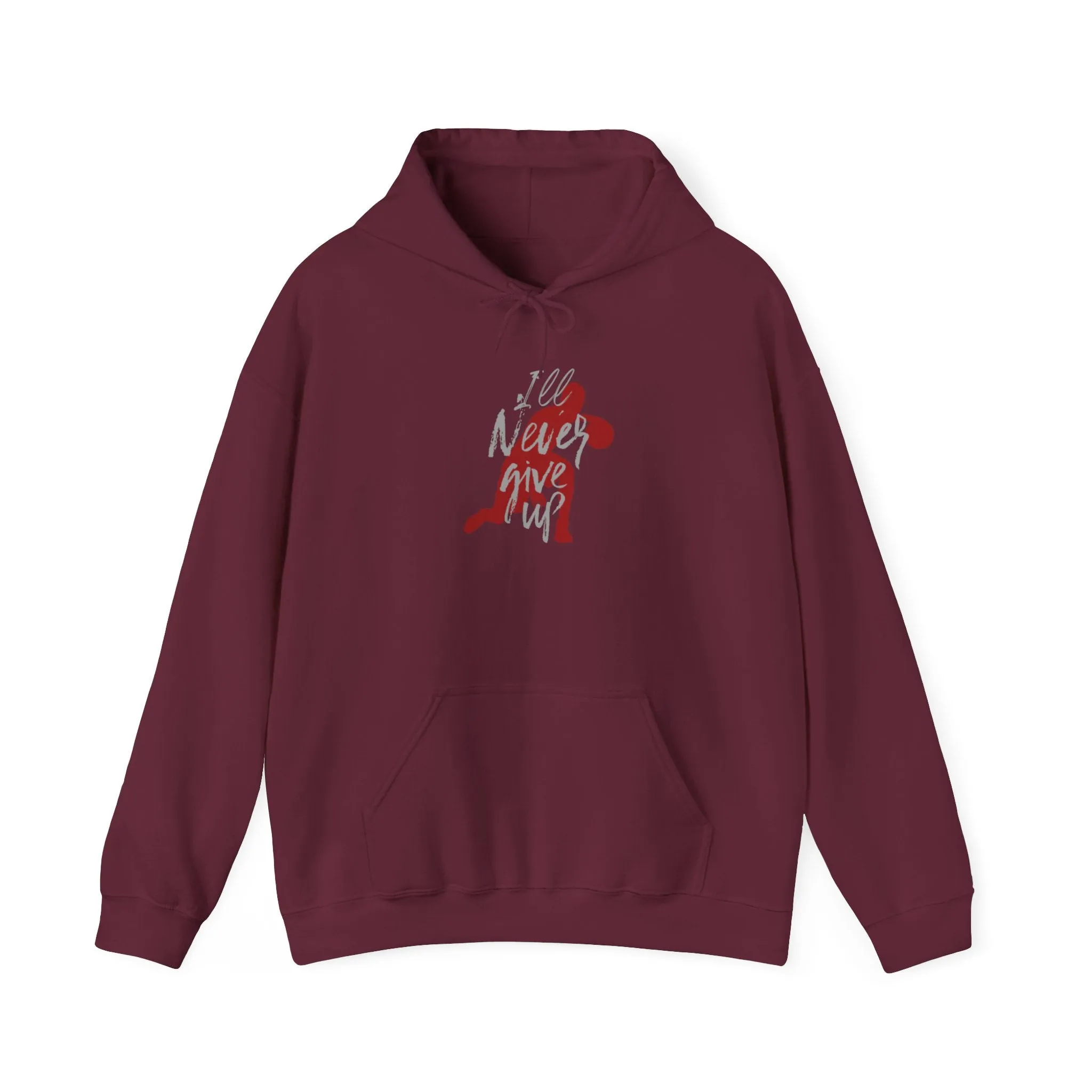 Unisex Heavy Blend™ Hooded Sweatshirt- I'll Never Give up