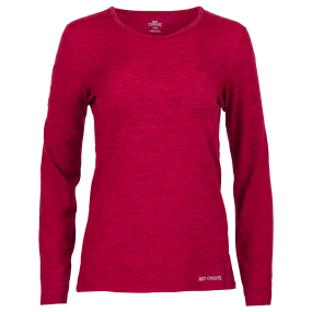 Women's Clima-Tek Crewneck - Burgundy Heather