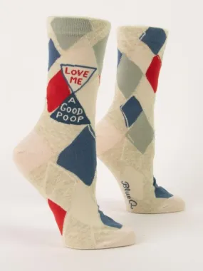 Women’s Love Me A Good Poop Crew Socks